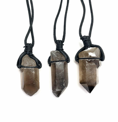 Phiyani Rue - Albatross Smoky Quartz Necklace