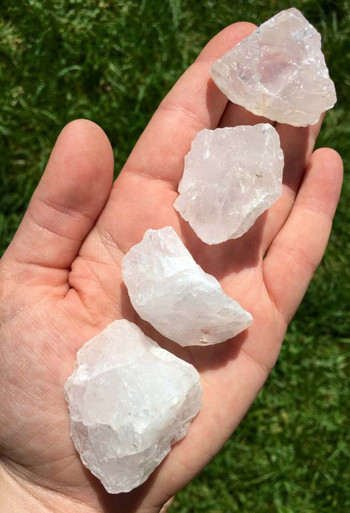 Raw Clear Quartz Crystal New Moon Beginnings