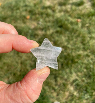 Clear Quartz Star - Polished Crystal | New Moon Beginnings