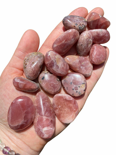 Rhodochrosite Small Tumbled Stone - Mystic Valley