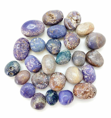 Grape Agate Tumbled Stone