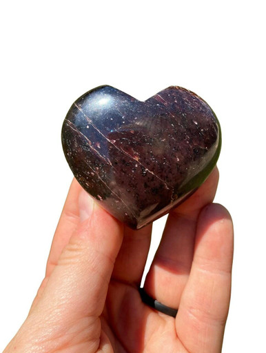 Garnet Crystal Heart – Bryson's Rock Shop