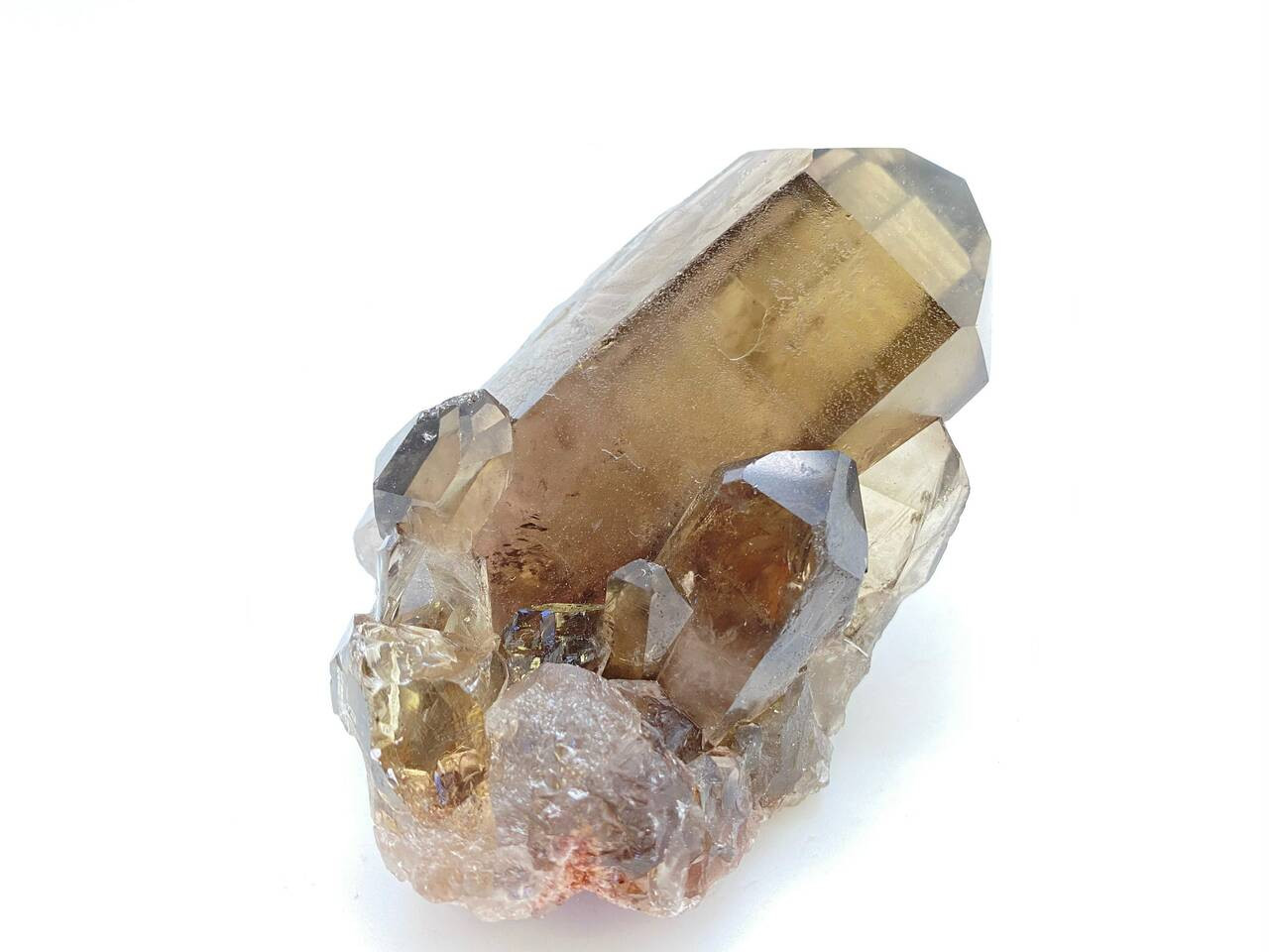 Raw Smoky Citrine Cluster - No.6