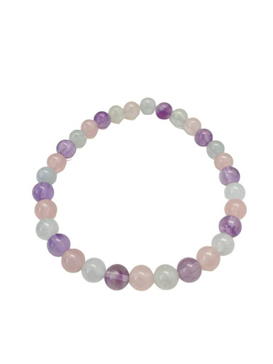 Peace & Calming Elastic Bracelet - 6mm Beads