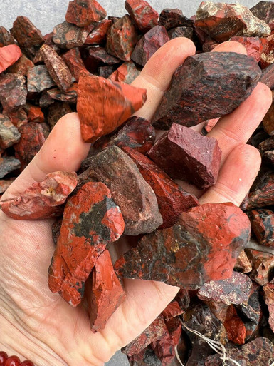 Red Jasper Tumbled Stone - Polished