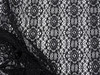 Stretch Lace Apparel Fabric Sheer Floral Black GG201