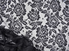 Stretch Lace Apparel Fabric Sheer Floral Black GG104