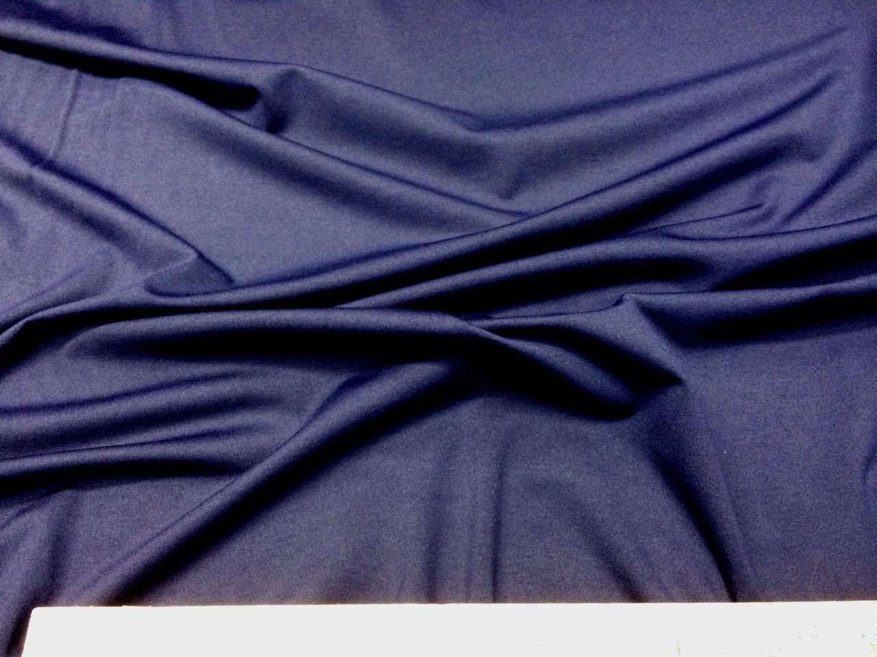 Discount Fabric Polyester Lycra Spandex 4 way stretch Navy 951LY