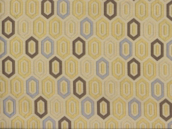 Discount Fabric Richloom Upholstery Drapery Devi Citrus Geometric Jacquard 43NN