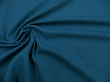 Bullet Textured Liverpool Fabric 4 way Stretch Dark Teal S38