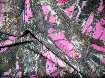 Printed Bullet Liverpool Textured True Timber Pink Green MC2 camouflage Fabric S24