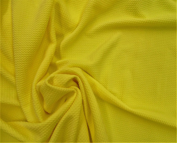 Bullet Textured Liverpool Fabric 4 way Stretch Yellow P25