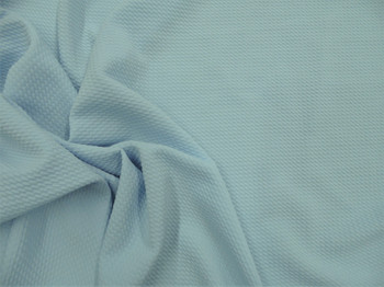 Bullet Textured Liverpool Fabric 4 way Stretch Baby Blue P26