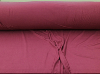 96% Viscose Bamboo 4% Spandex Fabric 4 way Stretch Burgundy B424