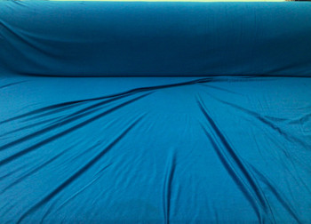 96% Viscose Bamboo 4% Spandex Fabric 4 way Stretch Teal B213