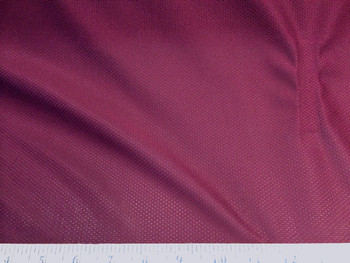 Discount Fabric Athletic Sports Mesh Burgundy 945LY