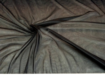 Discount Fabric Stretch Chiffon Black 108 inches wide 301TR