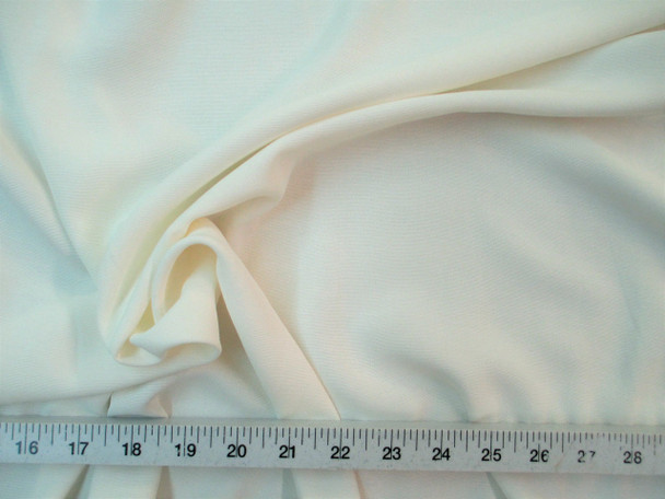 Discount Fabric BENGALINE Faille 60 inches wide Solid Ivory 106Ben