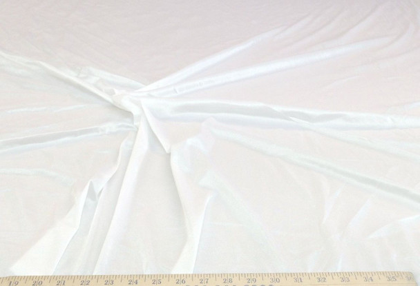 Discount Fabric nylon Tricot stretch White 108" wide PAY104