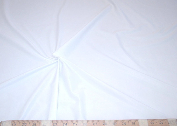 Discount Fabric Nylon Lycra Spandex 4 way stretch Solid White 04NLY
