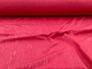 Discount Fabric Moire` Bengaline Faille Red QQ48