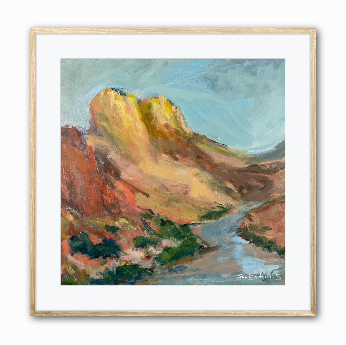 Zion National Park, Landscape Mountain Valley Canvas Print 5x5