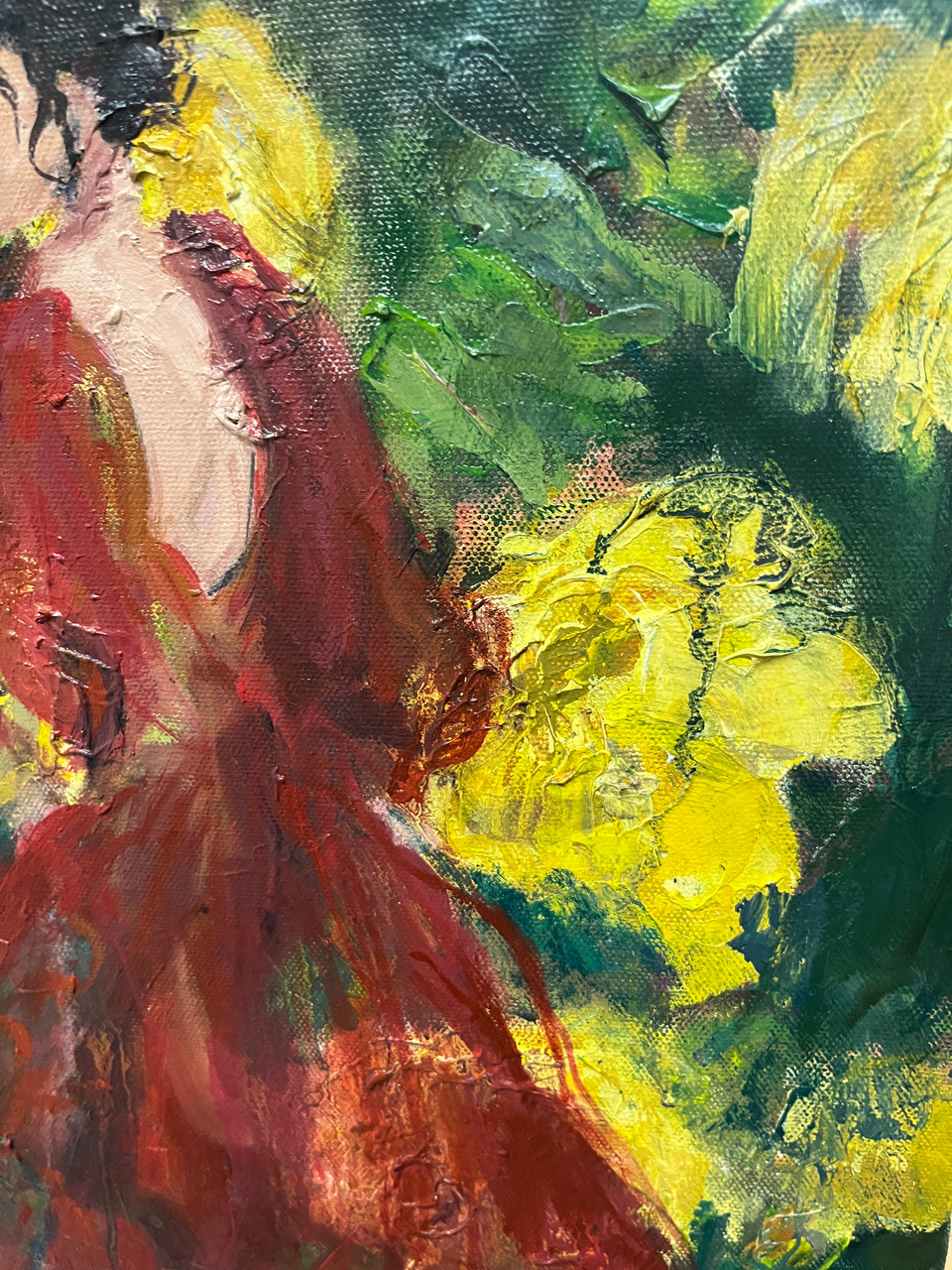 When the Moon and the Sun Collide , texured bridal abstract