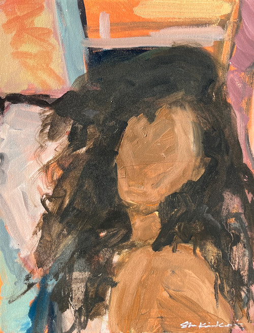 Shop Black woman wall art by Shakia Harris. There’s Nothing Left to Prove is a contemporary giclée canvas print celebrating natural hair and self-love.