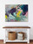 Discover the captivating beauty of Stolen Moments of Peace, an original oil painting with gold leaf accents that captures the essence of serenity and tranquility. The painting features a mesmerizing blend of teal, purple, pink, and yellow hues that create a soothing visual appeal, perfect for any space. The intricate textures and gold leaf accents add a touch of elegance and luxury. Let the painting be a reminder to take a break from the chaos of daily life and cherish the moments of peace that we often overlook.