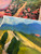 italian hillside oil painting and canvas print framed and unframed