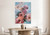 In the sun getting darked up - Peony Bouquet 30x40 floral oil painting