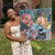 put the moment on hold 24x24 oil painting textured black woman blue ball gown peonies dark background shakia harris louisville artist put the moment on hold 24x24 oil painting textured black woman blue ball gown peonies dark background shakia harris louisville artist