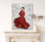 Dance is the body’s joy 24x30 textured portrait oil painting