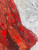 Original 24x30 oil painting, Dance Is the Body's Joy, by Kentucky artist Shakia Harris. Expressive contemporary figurative artwork featuring a woman in a flowing crimson dress with rich palette knife texture. Original fine art available for collectors in Louisville, Lexington, Shelbyville, and surrounding Kentucky communities.