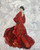Dance is the body’s joy 24x30 textured portrait oil painting
