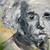 Shop an original 14x14 Albert Einstein oil painting by Louisville-area artist Shakia Harris. Ideal for modern homes, offices, and interior design projects.