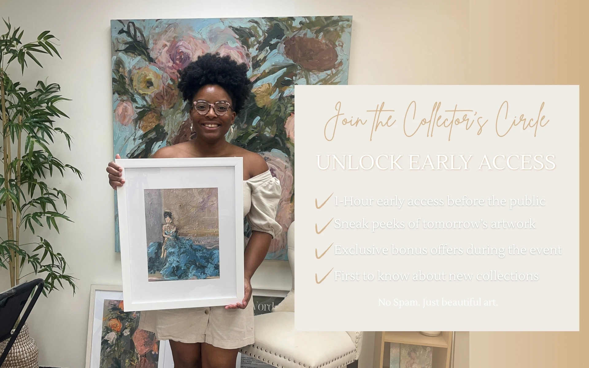 Contemporary original oil painting by Kentucky artist Shakia Harris featuring expressive texture, sophisticated color, and dimensional palette-knife details, ideal for apartment décor, small living rooms, cozy bedrooms, gallery walls, and renters seeking distinctive affordable artwork.