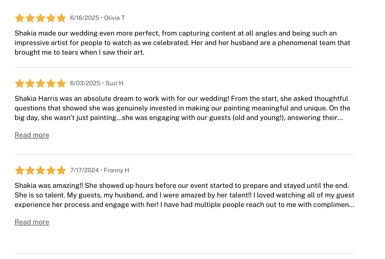 Luxury live wedding and corporate event painter based in Kentucky, available nationwide. Hand-painted oil paintings created live and finished in the studio. Custom fine art for weddings, galas, and brand events.