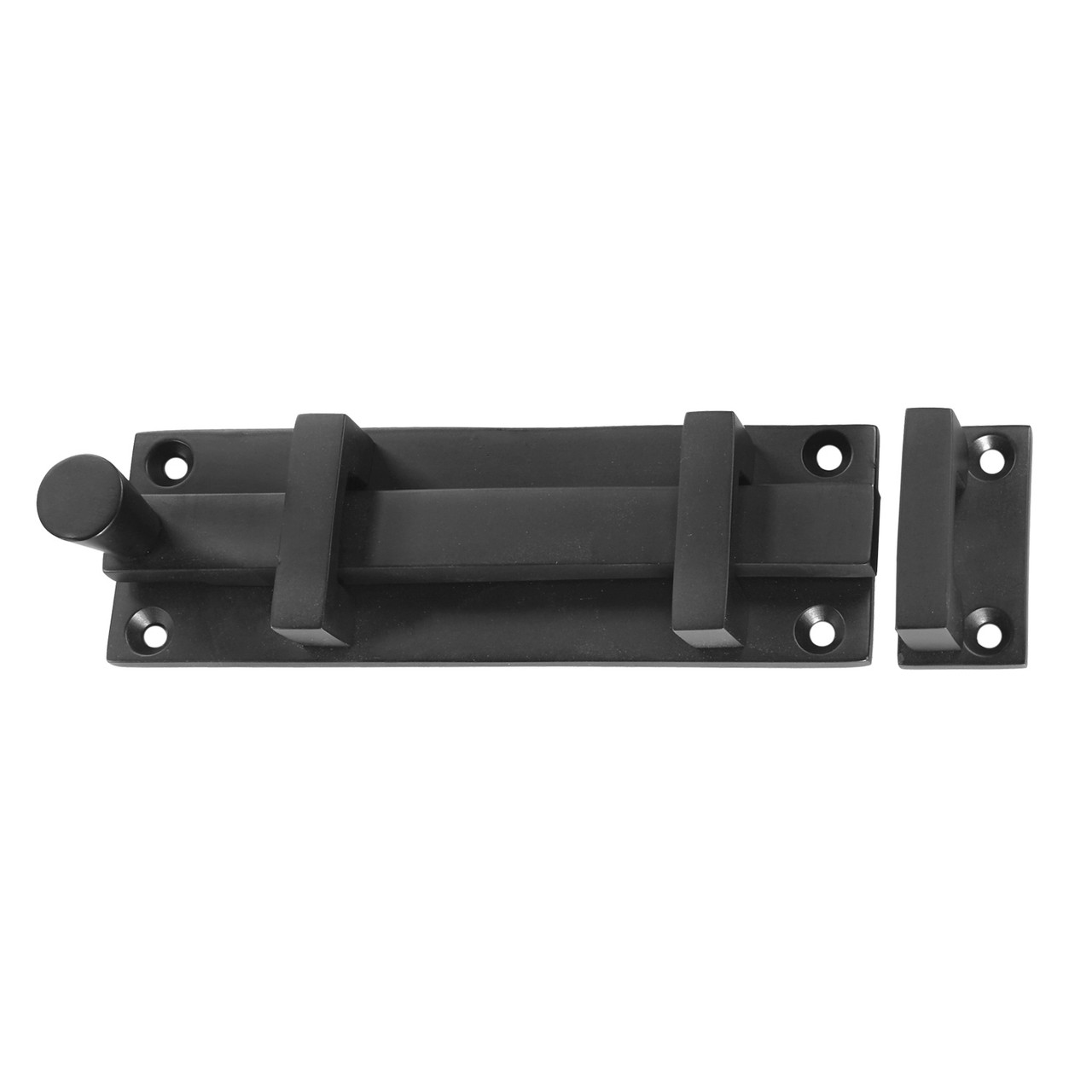 Gate Deadbolt Latch Lock, Black Wood Gate Lock, Best Lock for Wood ...