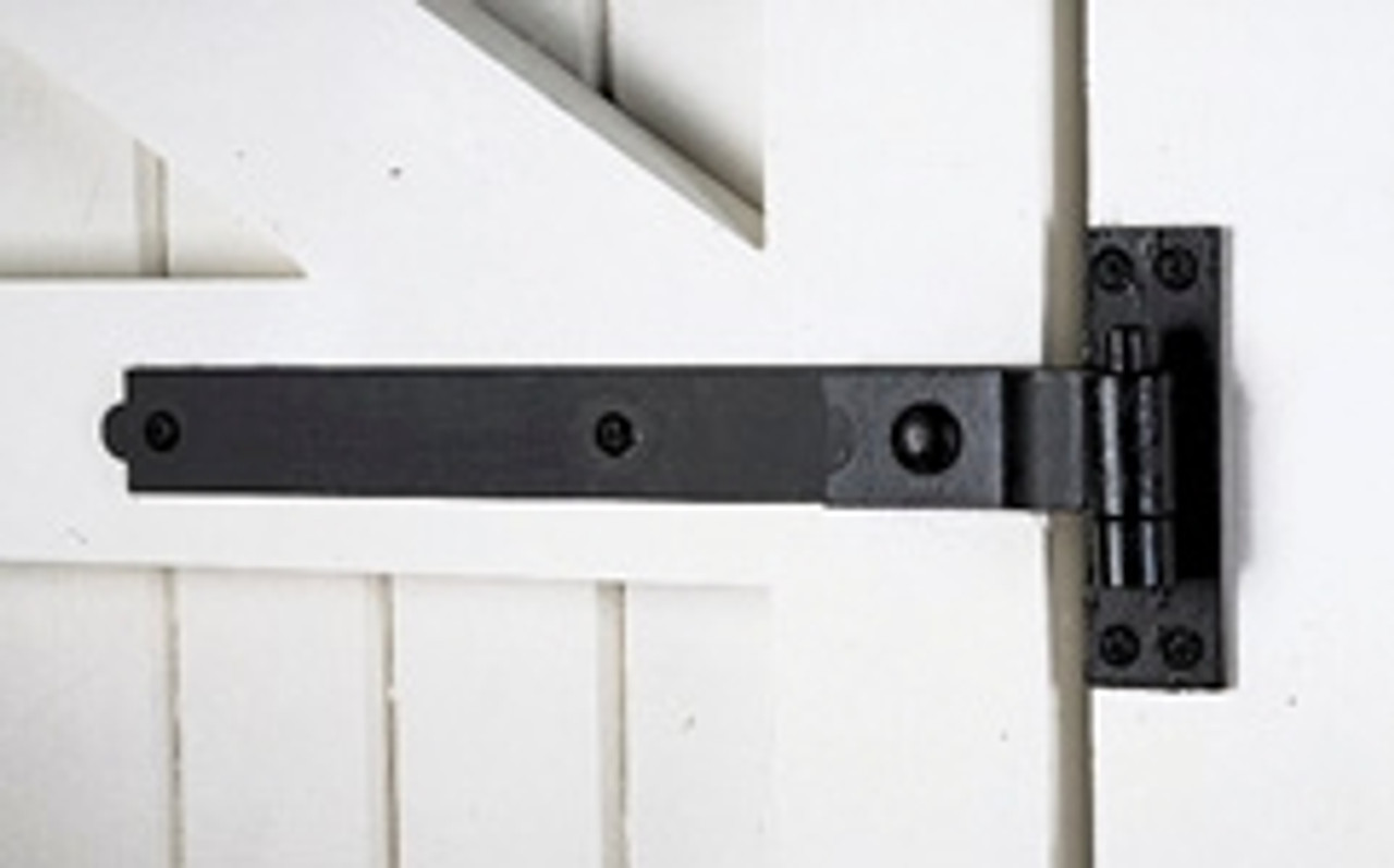 8 Steel T-Hinges  Heavy Duty Shed and Barn Door Hinges