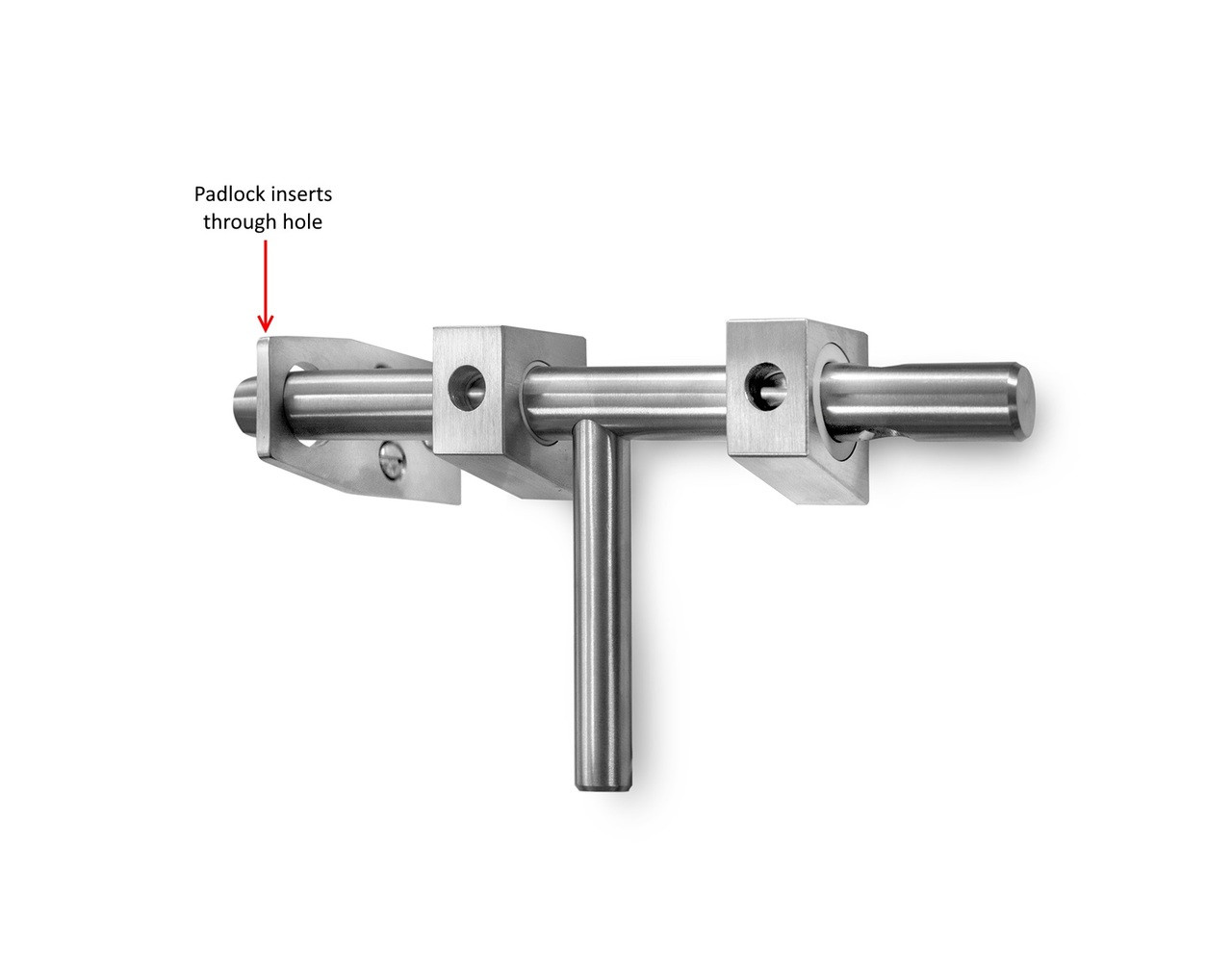 Marine Grade Stainless Steel Contemporary Style Lockable Slide Bolt