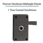 Midnight Finish is a Powder-coated bronze Midnight Finish is a Powder-coated bronze