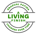 This bronze gate hardware has a living finish that changes over time in reaction to the environment and usage.