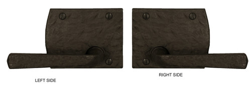 Dark Bronze Dummy Contemporary Plate with Square Handle (Sold as Each)