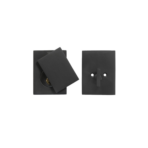 Small Bronze Deadbolt - Midnight Black Finish