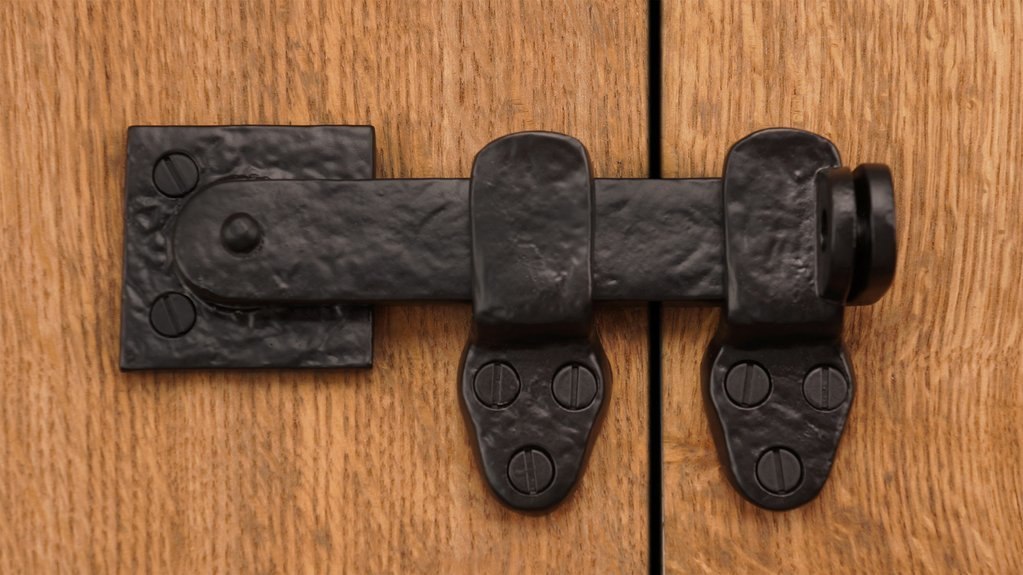 Cast Iron Lockable Flip Gate Latch