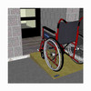 Rubber-Ramp 110mm 1-10 STD Sand-with shown to scale wheelchair