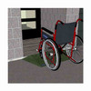 Rubber-Ramp 60mm 1-10 WW Green-with shown to scale wheelchair