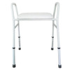 Elite Heavy Duty Padded Shower Stool SSAPA2 - Front View