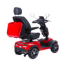 Electric Mobility Scooter Avenger Pro - Rear View Red